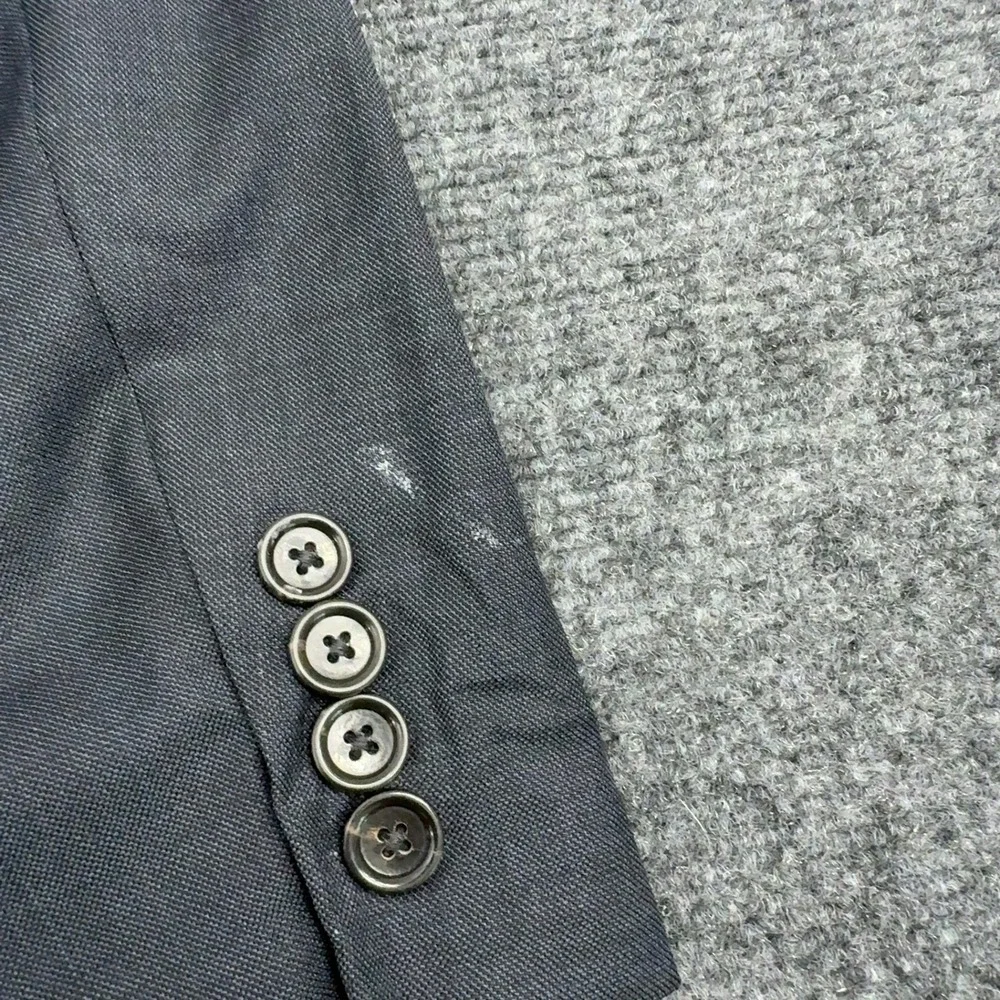 J Crew Blazer Men 36S Grey Wool Ludlow Tollegno 1900 Italian Fabric Professional